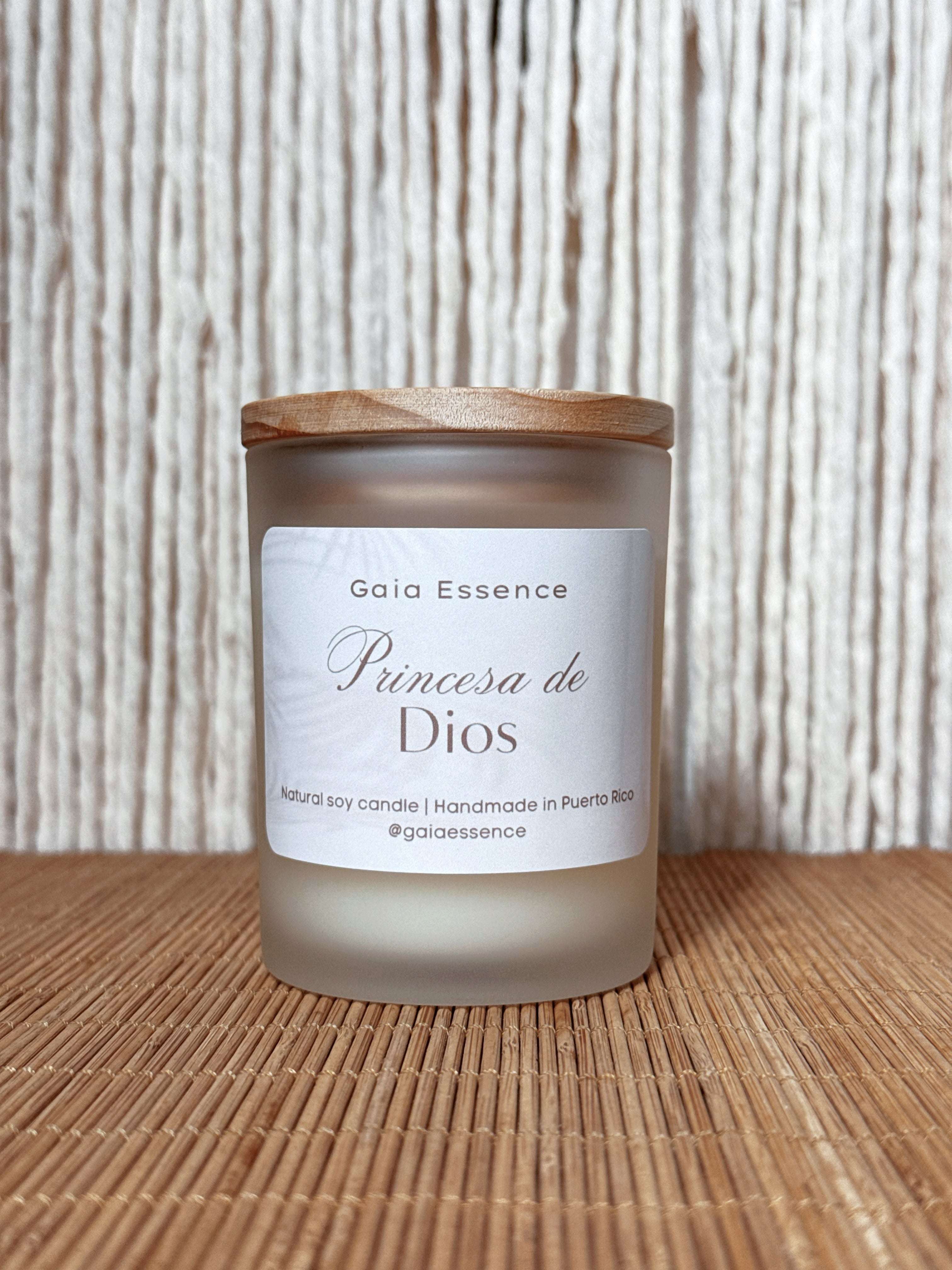 VELA ARTESANAL: Princesa de Dios - Escoge tu aroma favorito
