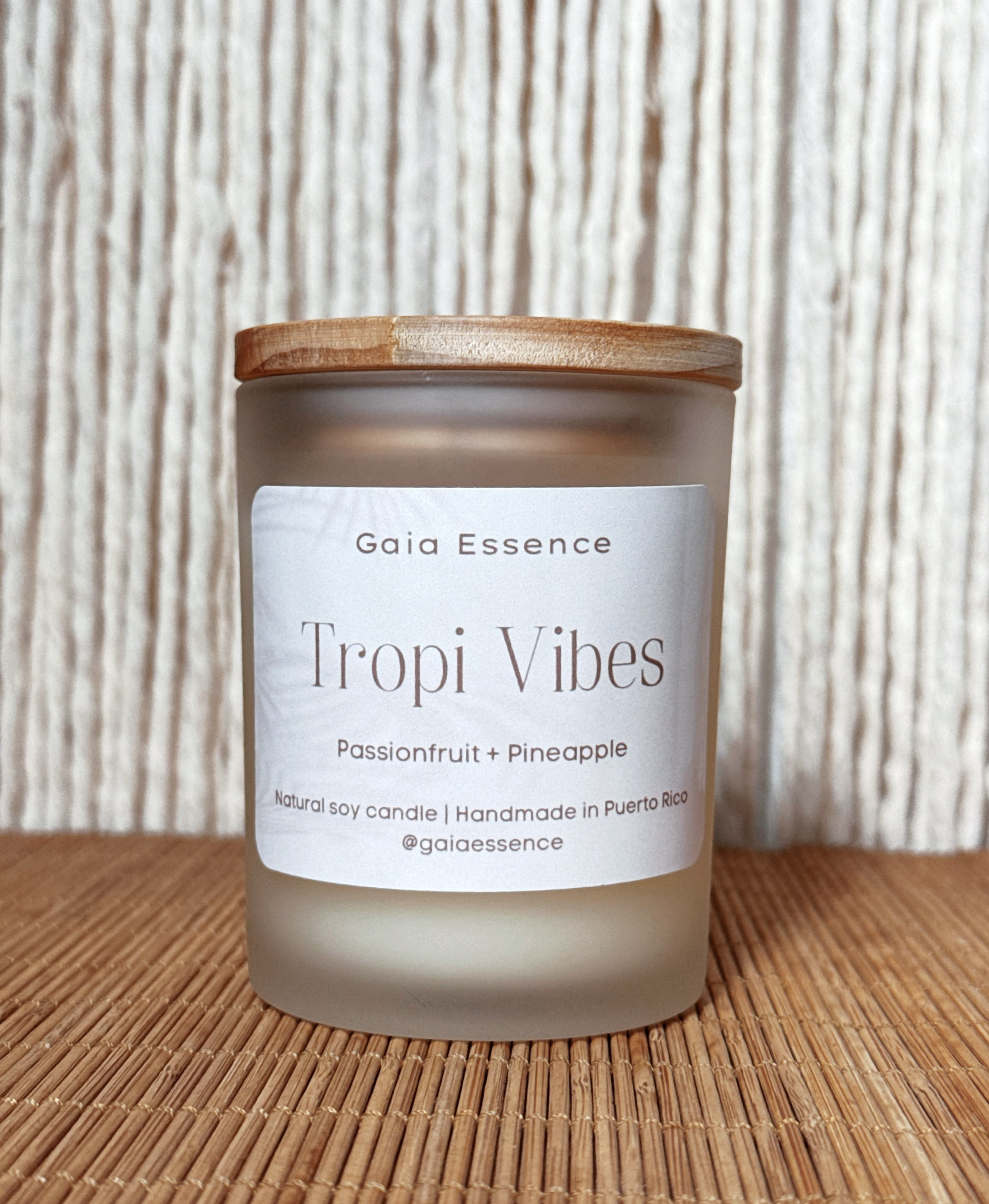 VELA ARTESANAL: Tropi Vibes - Passionfruit + Pineapple