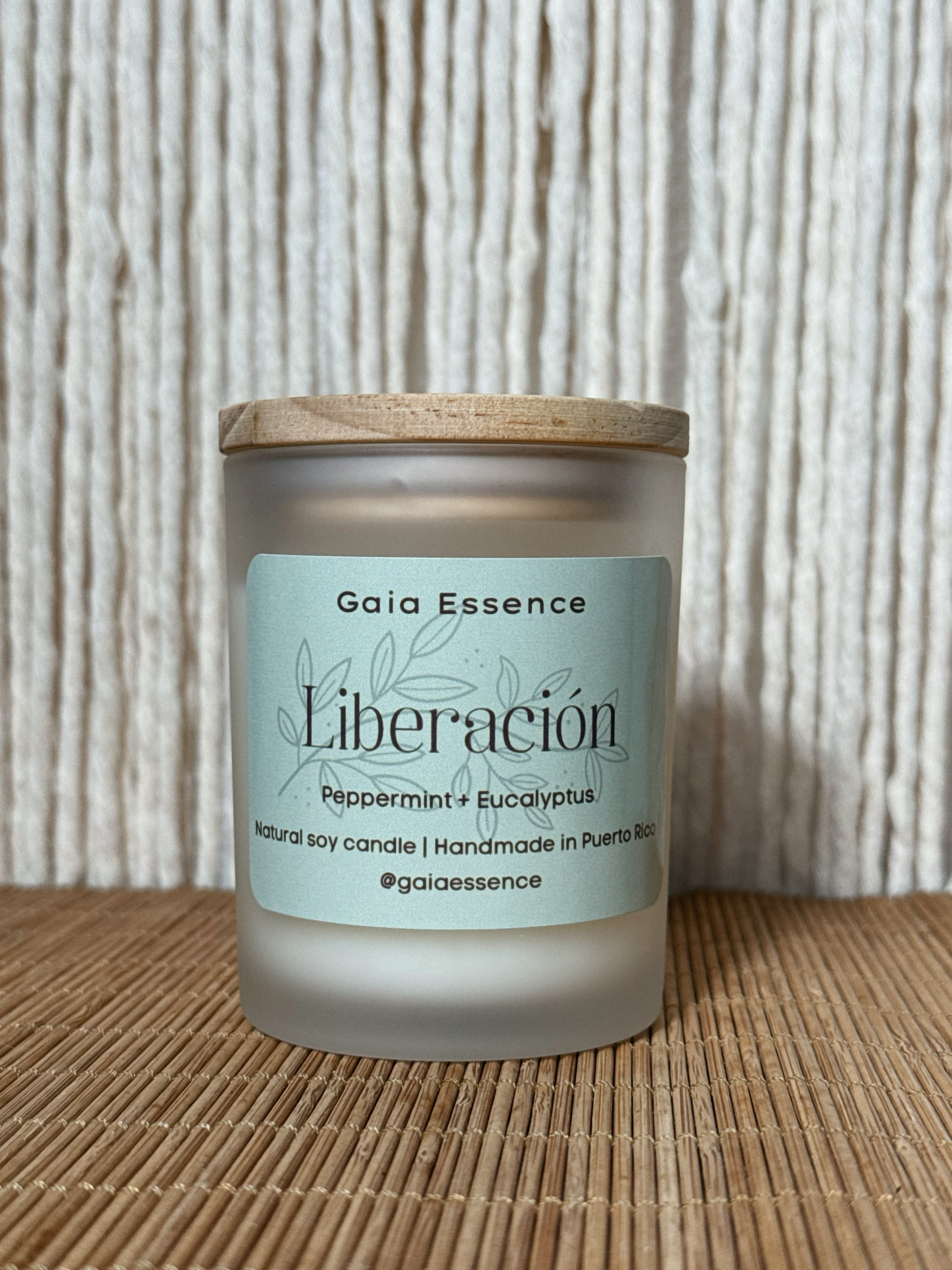 VELA ARTESANAL: Liberación - Peppermint + Eucalyptus