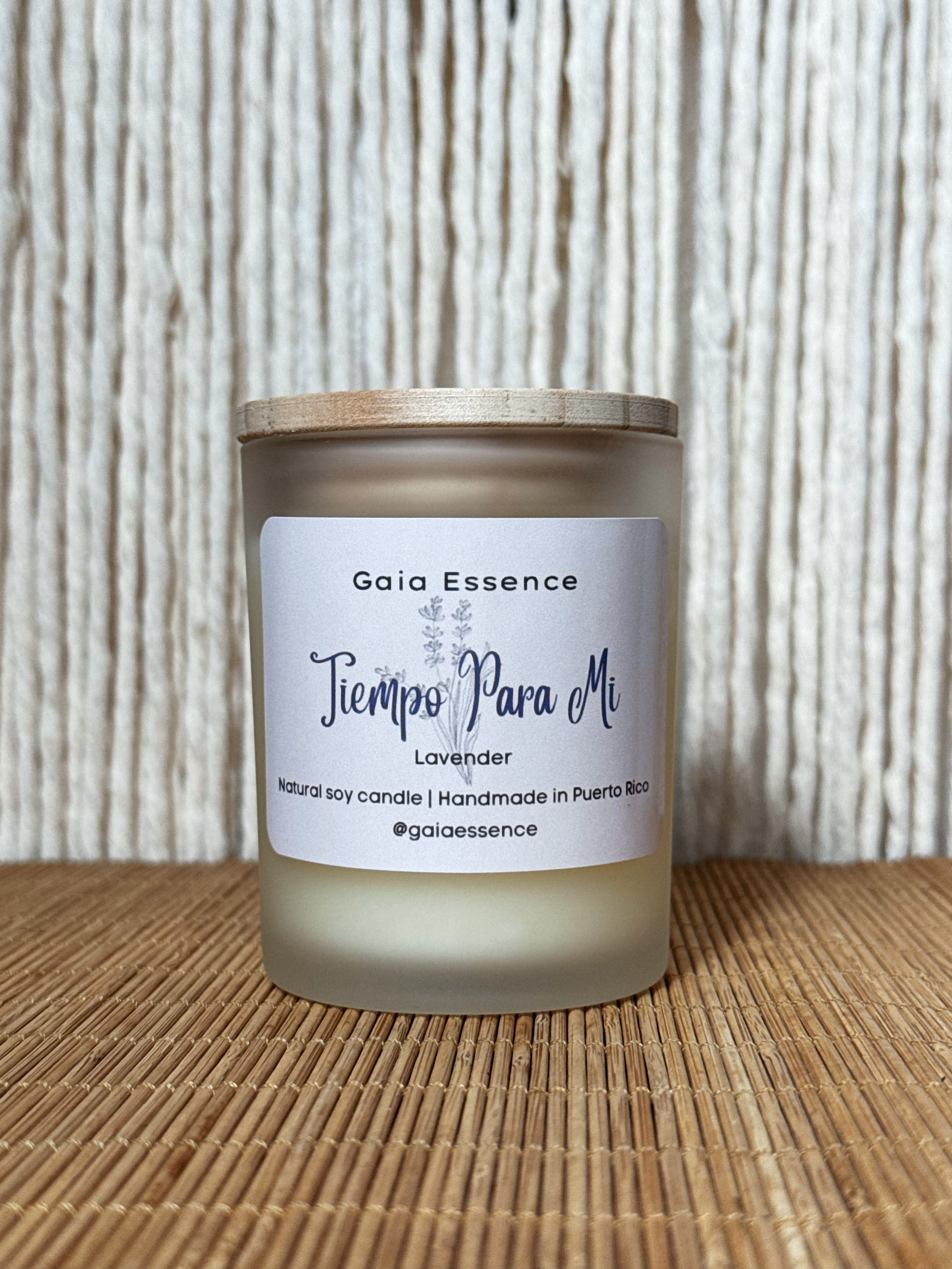 VELA ARTESANAL: Tiempo Para Mi - Lavender